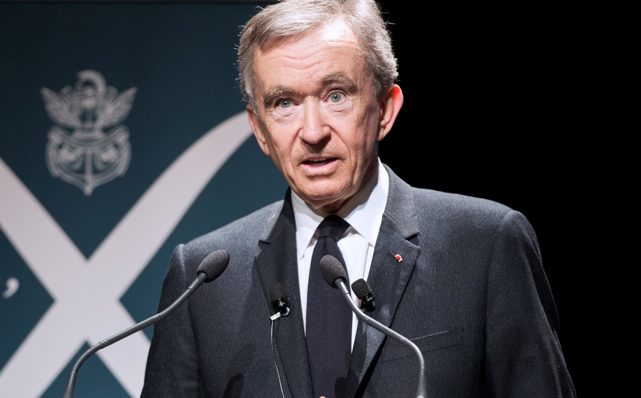 Bernard Arnault' tegevjuht École Polytechnique'i konverentsil 2017. aastal