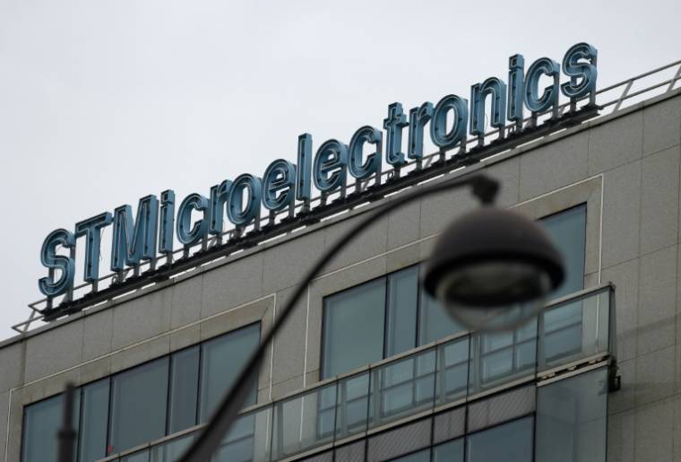 STMicroelectronicsi peakorter Pariisis, 9. oktoober 2017 (AFP / ERIC PIERMONT)