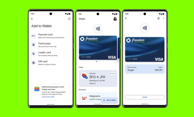 عودة محفظة Google ، لتحل محل Google Pay على هواتف الولايات المتحدة